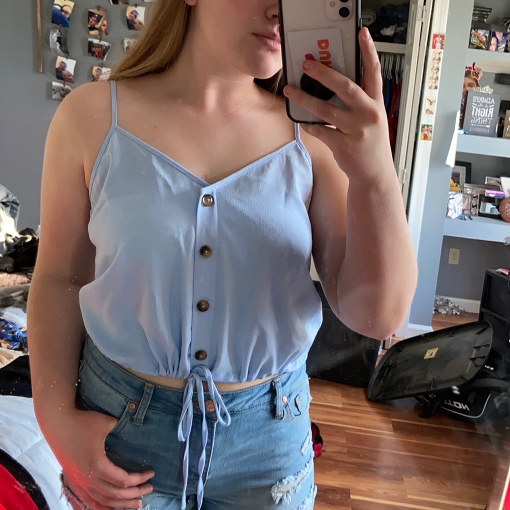Baby Blue tank Top